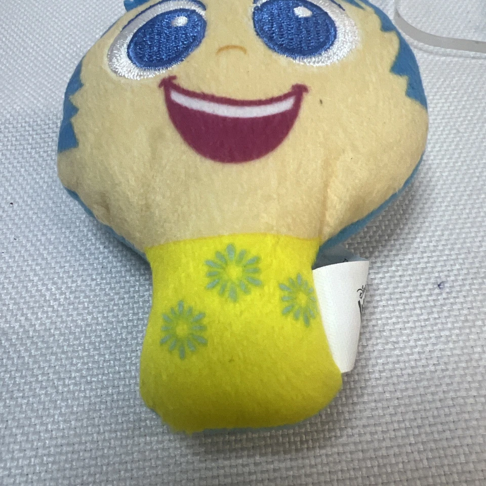 Bolso Dije Disney Pixar INSIDE OUT #5 JOY Juguete de Peluche para McDonalds Emociones Clip Foto 2 de 4