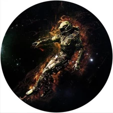 Slipmat Scratch Pad Felt for any 12" Turntable LP DJ Record Player WARRIOR SPACE