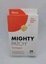 NEW! Mighty Patch Hero Original Hydrocolloid Blemish Patches 36 Count EXP 3/2027