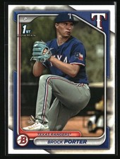 2024 Bowman Prospects Brock Porter #BP-36 Texas Rangers