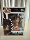 SDCC 2026 Funko Exclusive Sung Il-Hwan Solo Leveling Con Sticker In Hand
