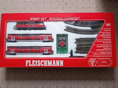 FLEISCHMANN 6367 Start-Set Regional-Express Spur H0 Top Zustand