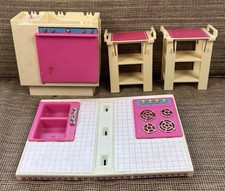 Vintage Barbie Dream Kitchen 9119 Mattel 1984 Replacement Parts Countertop Oven