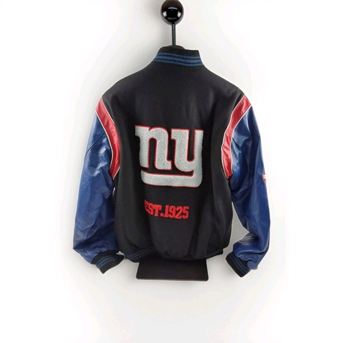 Vintage NY Giants Reversible Varsity Jacket Men's Size L - Picture 3 of 12