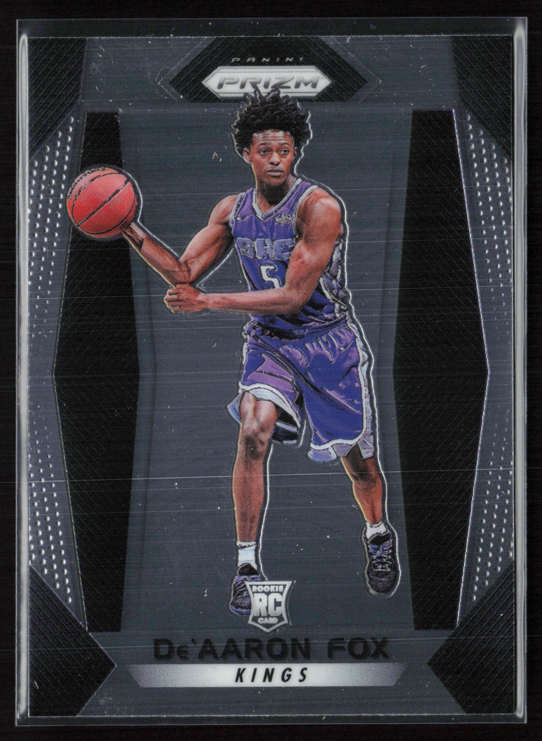 De'Aaron Fox 2017-18 Panini Prizm #24 RC Sacramento Kings