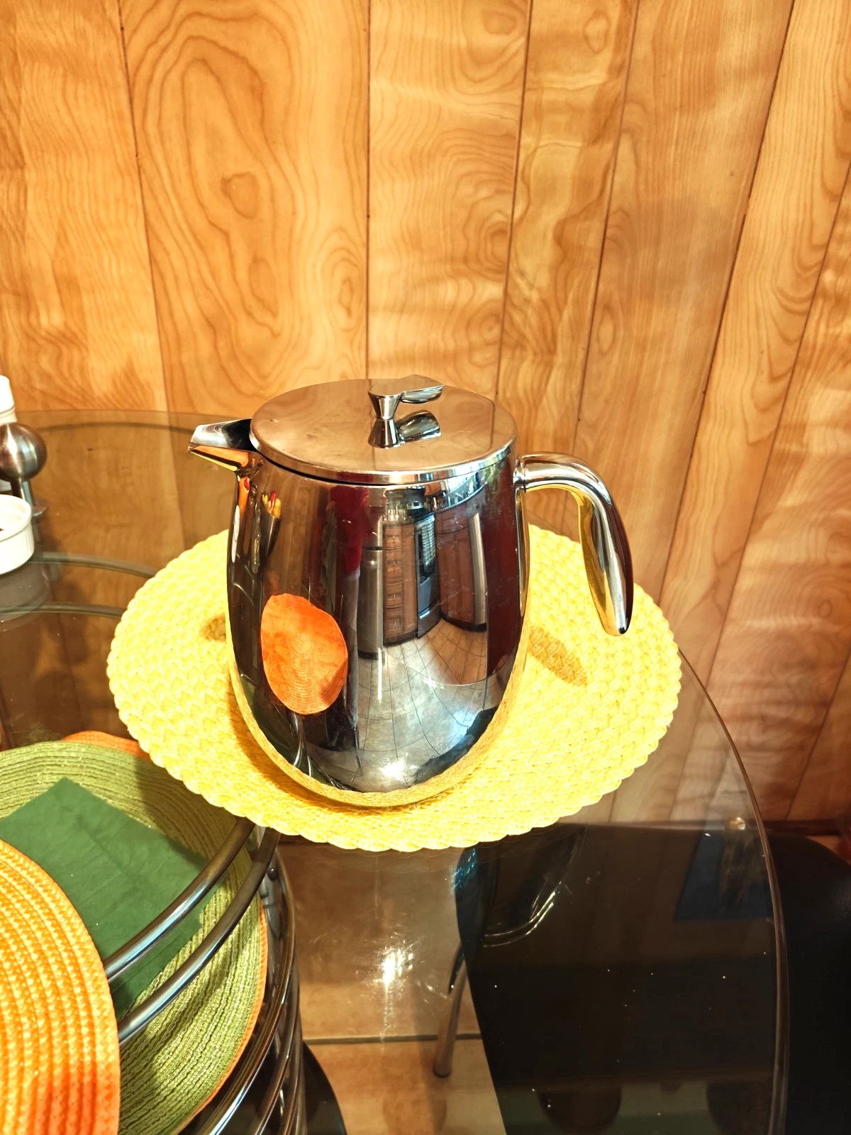 Bodum 8 Cup French Press Coffee Maker 34 Oz Stainless Steel Insulated