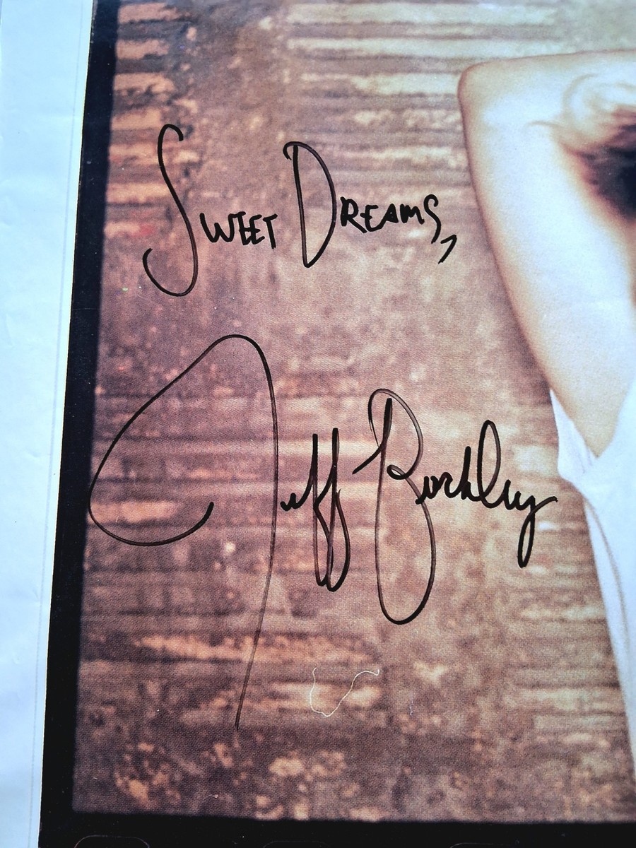 RARE!! Jeff Buckley Hand Signed 