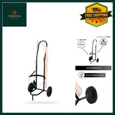 Heavy Duty Gas Bottle Trolley 130kg Capacity 200mm Wheels 40x110x99cm