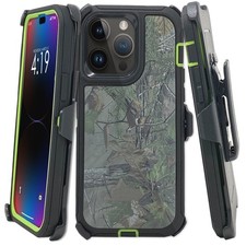 Defender Case For iPhone 17/16/15/14/13/12/ With BeltClip Fit Otterbox GreenTree
