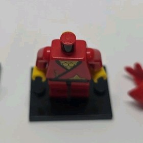 LEGO Red Ninja minifigure 3051 3053 3052 3074 3050 mini figure
