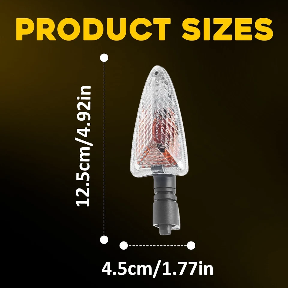 Luz indicadora de señal de giro delantera trasera para BMW G310GS G650GS S1000RR R1200G Foto 3 de 4