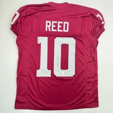 Autographed/Signed Marcel Reed Texas A&M Maroon College Football Jersey JSA COA