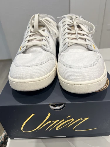 Jordan 1 AJKO Low Union SP  White Canvas, Size 12, DO8912-101   NEW - See Desc