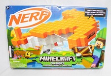 Nerf Minecraft Pillager's Dart-Blasting Crossbow Includes 3 Elite Darts