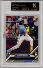 Jackson Chourio 2024 Topps Now Rookie Cup Card #RC7 BGS 10 Black Label