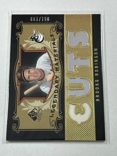2007 Upper Deck Legendary Cuts Brooks Robinson /199 Patch Relic HOF