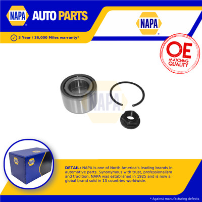 Wheel Bearing Kit fits MAZDA BT50 2.5D Front 06 to 15 WLAA NAPA UM5133047 New