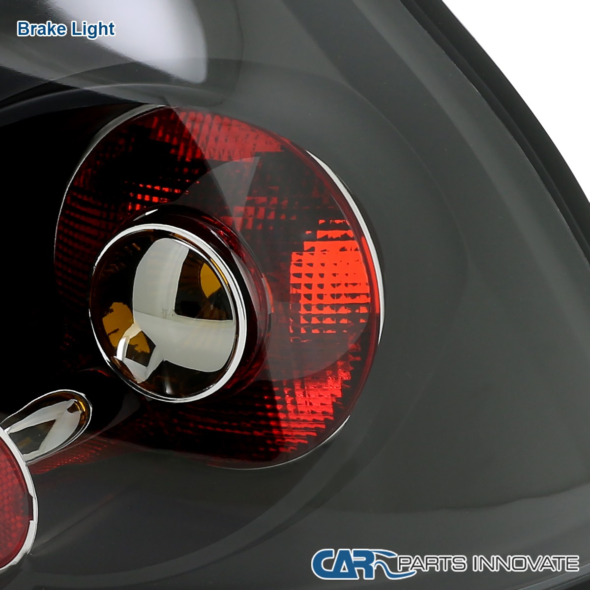 for VW 06-09 Golf Mk5 GTI Rabbit R32 Black Tail Lights Brake Rear