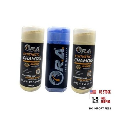 3D Premium Fast Drying Shammy Towel for Car 3pack - Supesorbent Chamois Towel