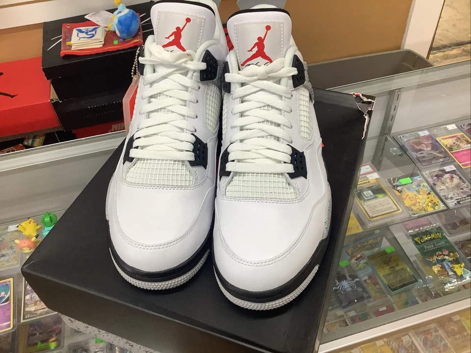 Size 13 - Jordan 4 Retro OG Mid White Cement Brand New In Box 840606 192 - Image 2 of 4