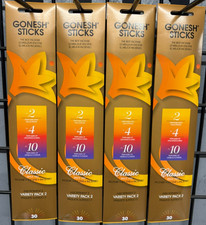 Gonesh Incense sticks 4-packs with 20 sticks ...