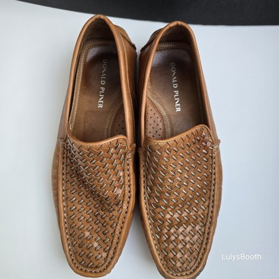Donald J. Pliner Men Damiano Woven Moc Toe driver Loafer  display picture 1