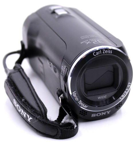 Black Sony Handycam HDR-CX220 8.9MP 32x Ext Zoom Camcorder w/ Battery & 8GB SD