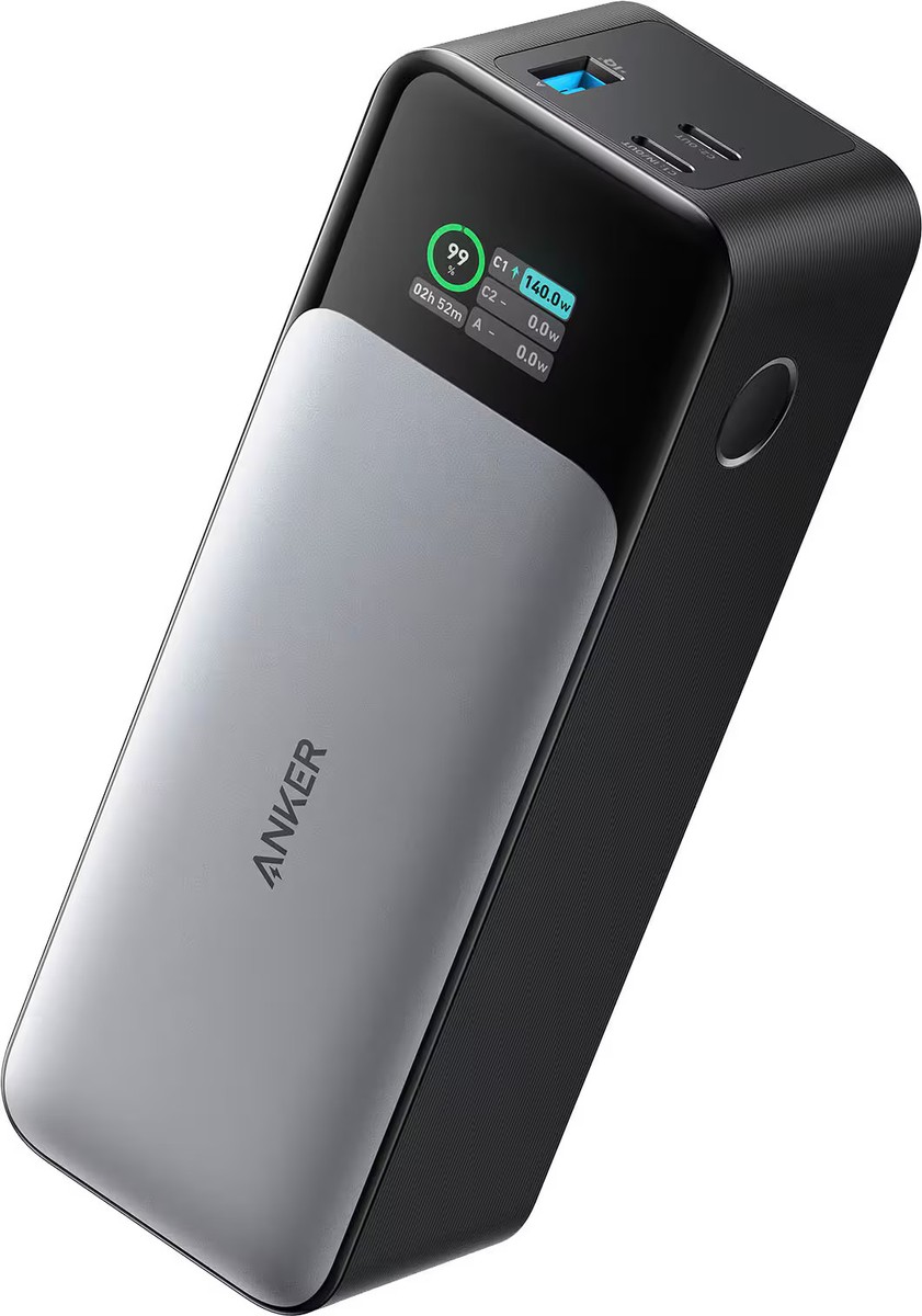 Anker - Power Bank (24000mAh, 140W, 3-Port) - Black | eBay