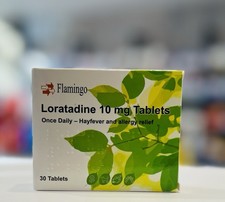Image of Loratadine Hayfever & Allergy Relief 10mg Pack Size 30 Table X 6 Boxes (180 Tab)