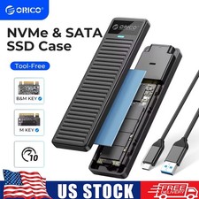 ORICO M.2 NVMe SSD Enclosure 10Gbps USB3.2 Gen 2 M2 SSD Box Support UASP 4TB