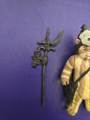 Vintage Star Wars Logray neuwertig komplett sieht Karte frisch aus