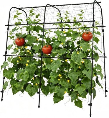 Garten Bogen Spalier 5,3x5,3FT Pflanze Gurke Melone Traube Rose Klettern Gemüse
