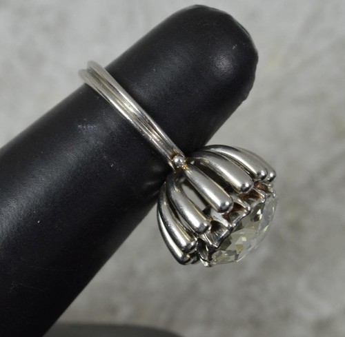 Unglaublicher Statement-Ring 4,75 kt Rosenschliff Diamant Platin - Bild 8 von 18