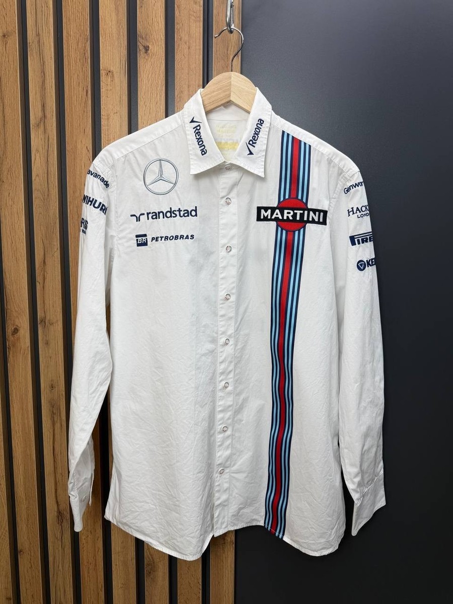 Hackett Williams Martini Racing Shirt White Mens