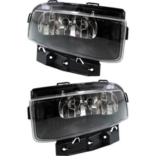 Fog Light Set For 2005-2013 Chevrolet Corvette Left and Right Side With Bulbs