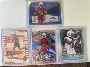 2024 Topps Signature Class - Gridiron Ambassadors Marvin Harrison Jr. Blue 5/5