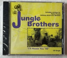 Jungle Brothers - I’ll House You ‘98 New Sealed CD Single 1998 Warlock Records