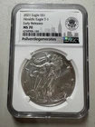 2021 Eagle S$1Heraldic Eagle T-1Early ReleasesMS 70