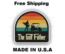 The Golf Father Golfing Decal Sticker Sports A