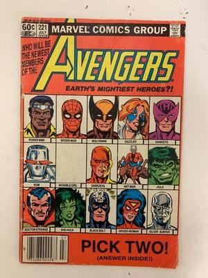 The Avengers #221 - Jul 1982 - Vol.1 - Marvel - Bronze - Newsstand - Minor Key