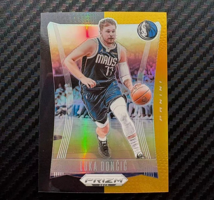 2023 Panini Prizm Deca Black Gold Prizm Luka Doncic 1/5 #2 FRESH MINT 1st Print