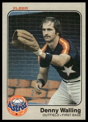 1983 Fleer #469 Denny Walling NRMT+