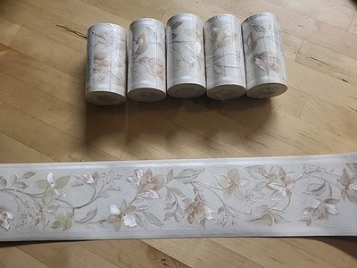 5 Rolls WALLPAPER !! BORDER !!  NEW FINE DECOR SEALED ENGLAND 5 YARDS Each