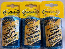 3 x ProSolve Nylon Builders Line 105m (350ft) - New