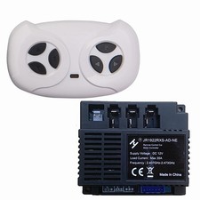 JR1922RXS-AD-NE 12V Kids Powered Ride on car 2.4G Bluetooth Large, Black