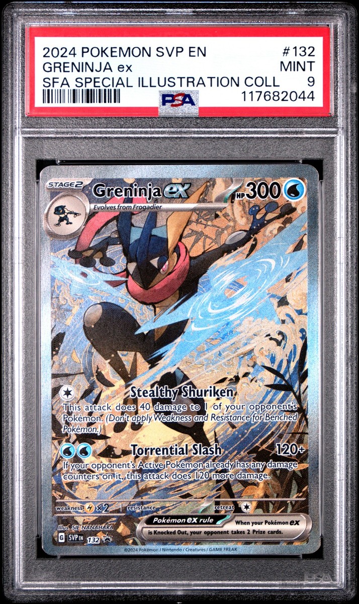 PSA9 2024 ゲッコウガEX greninja ex #132 2024 Pokemon Black Star Promo #132 Greninja Ex Sfa SI Coll
