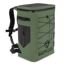 Earth Pak Loch Series 35-Can Cooler Backpack  - Cold Up to 72 Hours - Green