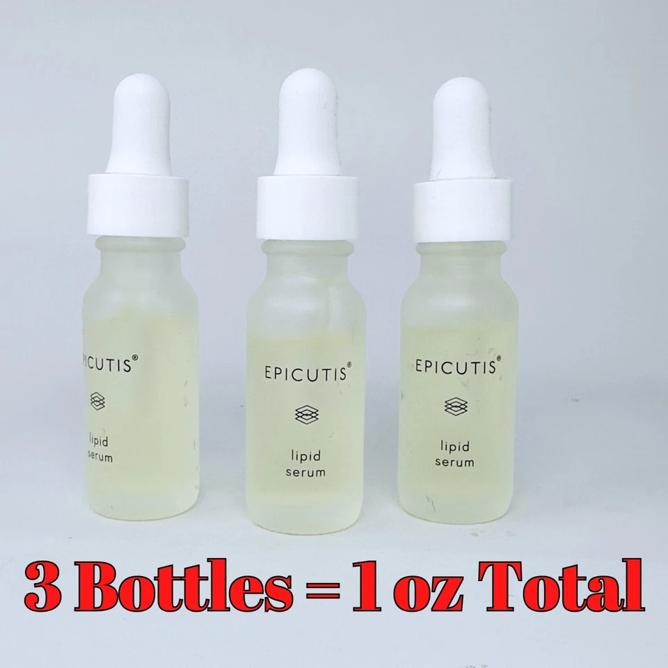 Suero lipídico Epicutis tamaño de viaje (juego de 3) 10 ml cada uno - 1 oz en total (30 ml) Foto 2 de 2
