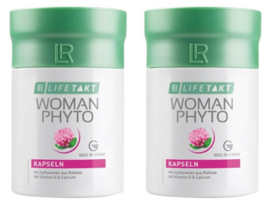 2x LR Lifetakt  Woman Phyto Kaspeln 80332-501 Rotklee-Extrakt Calcium Vitamin D
