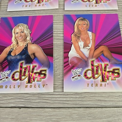 Juego completo de cartas de diva Fleer Wrestlemania WWF 2001 #61-#70 - Imagen 7 de 7